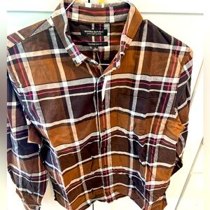 Banana Republic Flannel Button Down Shirt